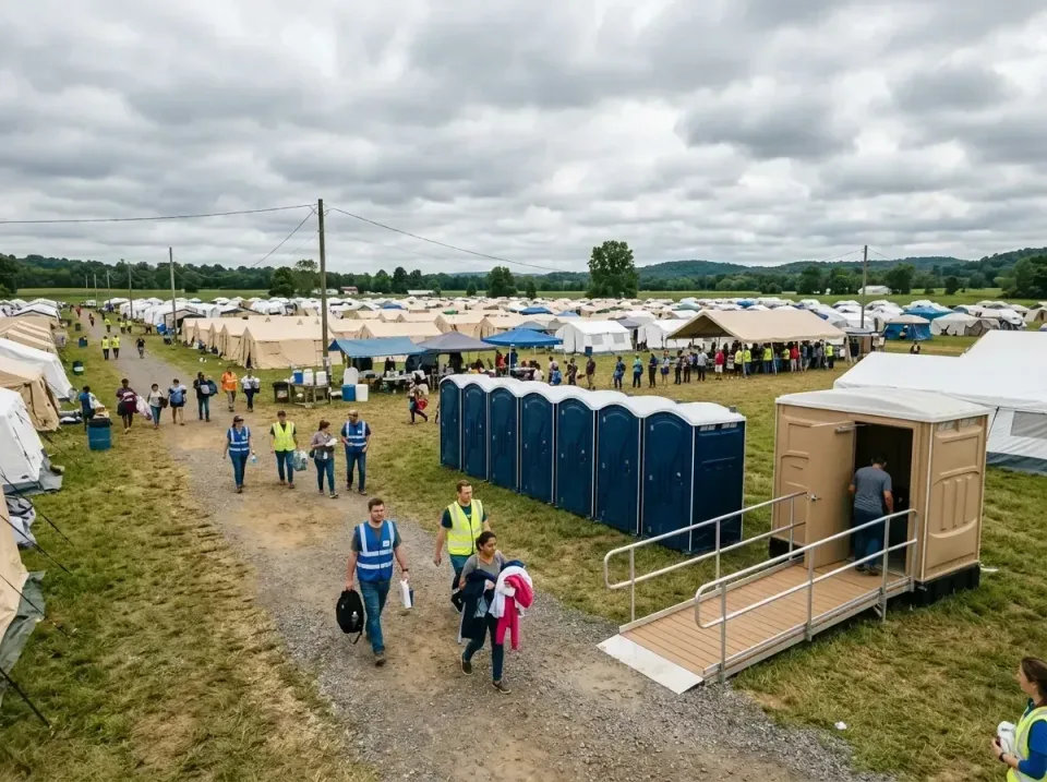 disaster-relief-camp-restrooms-010 — frequently asked questions, Dumpster & Portable Bathrooms Rental in Hartland, WI